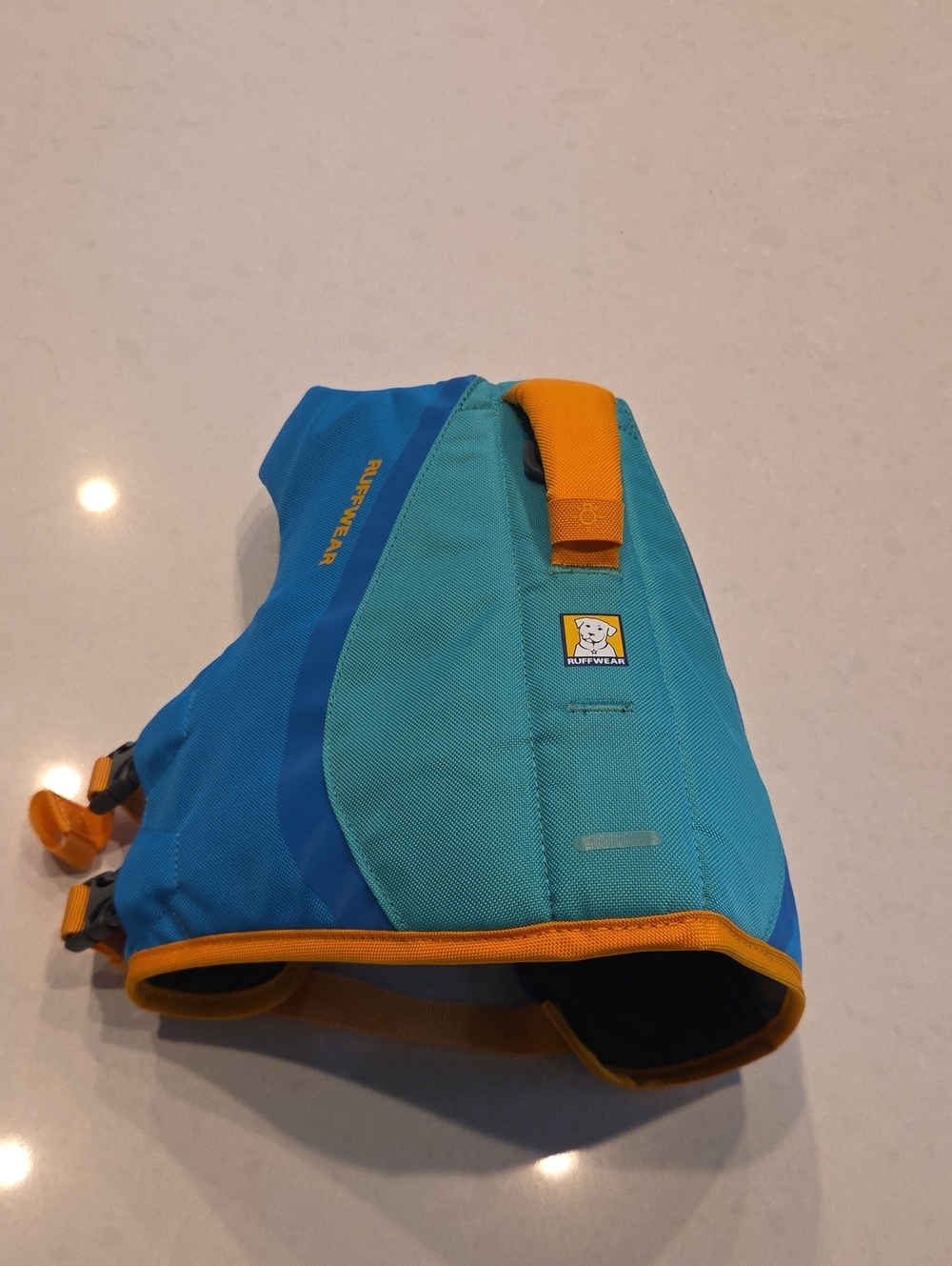 Ruffwear Blue, Teal & Orange Dog Life Jacket